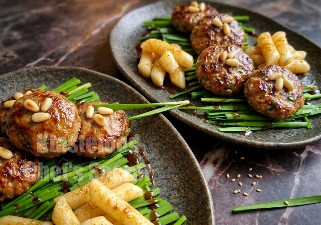"The King’s Burger: Juicy Royal Korean Beef Patties (Tteokgalbi Masterclass)"