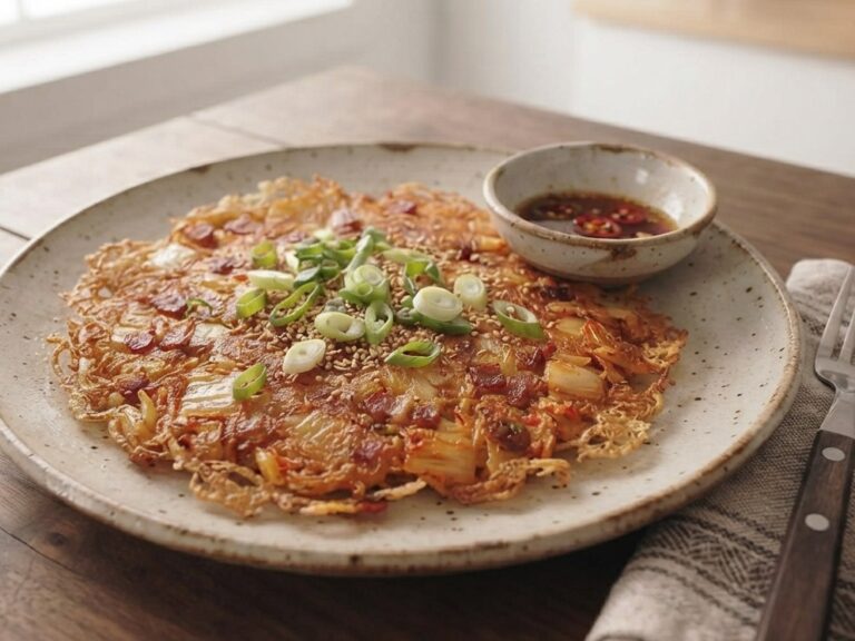 The-Best-Crispy-Bacon-Kimchi-Pancake-Kimchi-jeon-Recipe