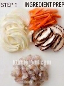 Creamy Shrimp Curry Rice with Whipped Cream Dollop Gourmet Fusion Recipe