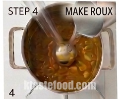 Creamy Shrimp Curry Rice with Whipped Cream Dollop Gourmet Fusion Recipe