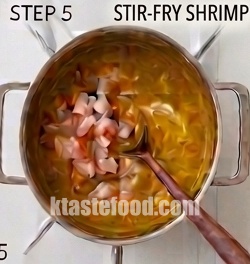 Creamy Shrimp Curry Rice with Whipped Cream Dollop Gourmet Fusion Recipe