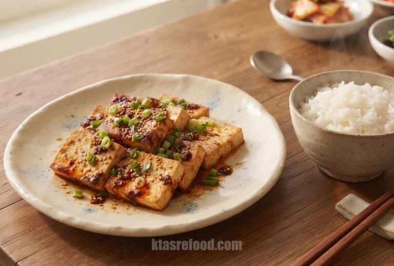 The Best Korean Braised Tofu (Dubu Jorim) – Savory, Spicy & Ready in 15 Minutes