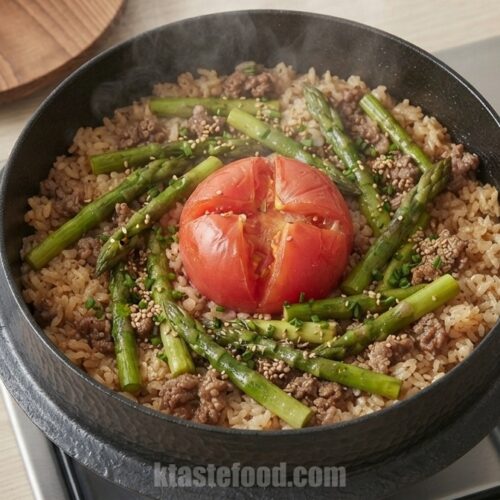 The Ultimate Guide to Asparagus Tomato Pot Rice (Asparagus Tomato Sotbap)