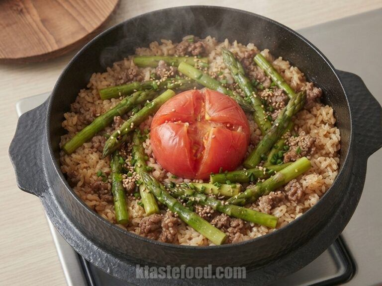 The Ultimate Guide to Asparagus Tomato Pot Rice (Asparagus Tomato Sotbap)