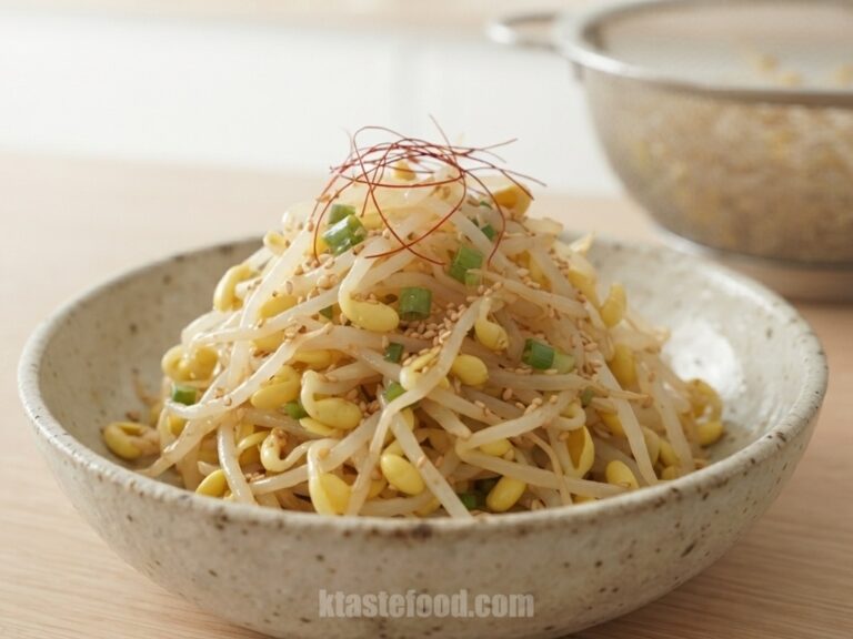 The Ultimate Guide to Crunchy & Savory Korean Soybean Sprout Side Dish (Kongnamul Muchim)