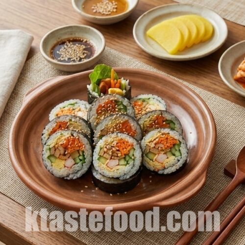 Vegetable Gimbap at Home: Easy Korean Gimbap Recipe