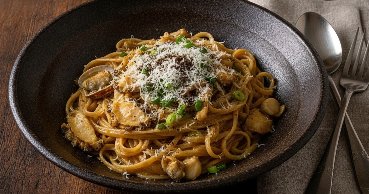 The Ultimate Umami Abalone Pasta: Baek Jong-won's Creamy Seafood Sensation