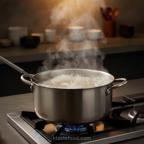 Boil Glass Noodles to Perfection