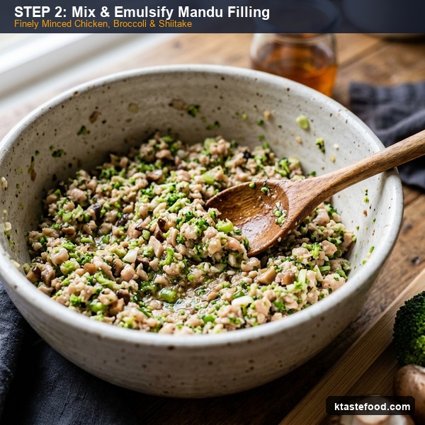 Step 2: Season & Emulsify the Filling