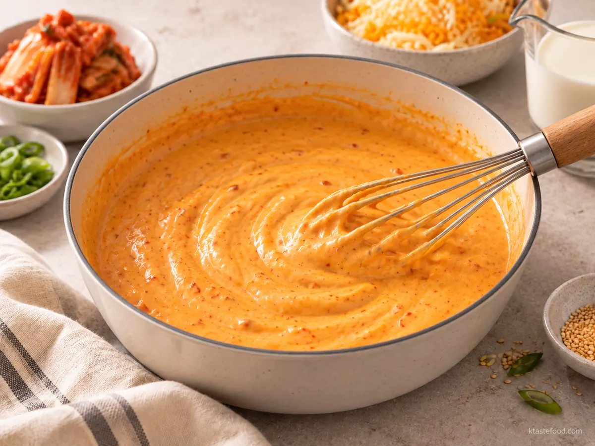 Smooth no-roux cheese sauce made with evaporated milk, cream cheese, cheddar, and smoked Gouda
